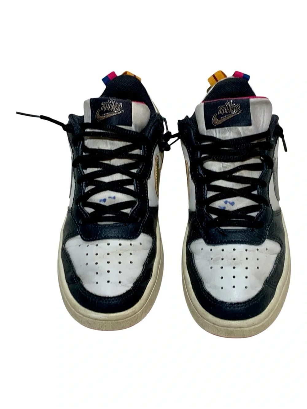 Kids Nike #DJ0040-100 Court Borough Low 2 Sneakers Size 3.5Y